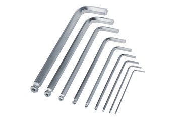 Set of hexagon wrench tools