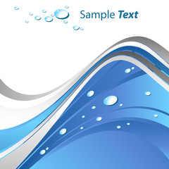 vector water drop background