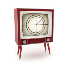 Vintage TV (3d render)