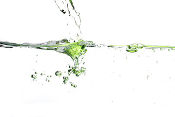 Grüne Wasseroberfläche