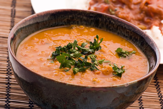 Indische Linsensuppe