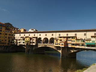 Fototapeta na wymiar Florence - View of the Ponte Vecchio