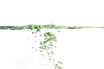 Grüne Wasseroberfläche
