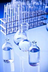 Glass in laboratory