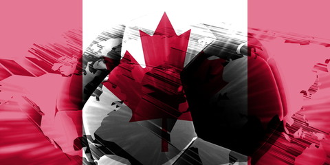 Flag of Canada soccer