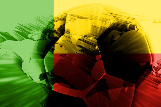 Flag of Benin soccer