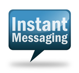 Speech bubble shaped icon "Instant Messaging"