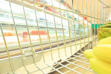 Shopping, Einkaufswagen, Lebensmittel-Shop