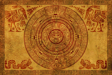 Fototapeta na wymiar Maya calendar