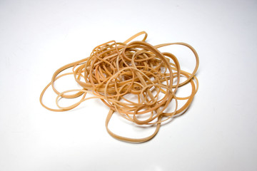 Rubber band pile