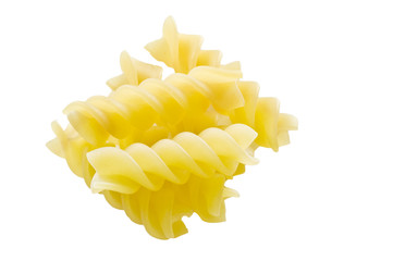 Isolated dry pasta