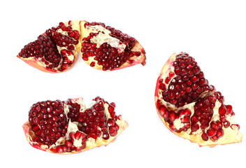 pomegranate isolated