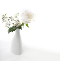 vase with flower bouquet