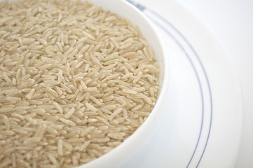 Brown Rice in Bowl