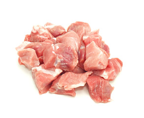 chopped pork meat