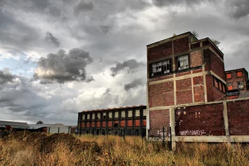 Fotobehang Vieille usine du Nord - hdr © Syldel59