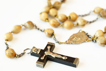 Old rosary beads