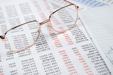 Obraz premium The financial report