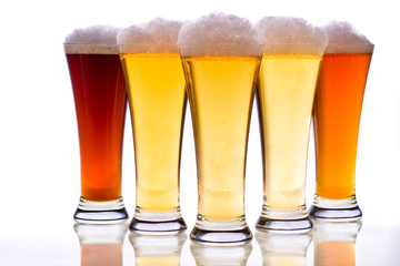 Beer glasses