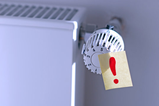 Thermostat mit Warnung