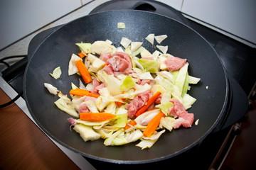 Cuisine au wok
