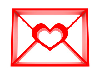 Email with heart