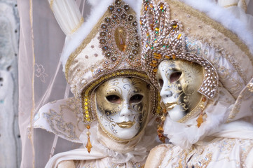 Venezia -Maschere di carnevale