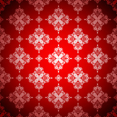 hot red wallpaper silver
