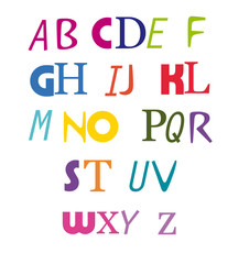 Alphabet coloré