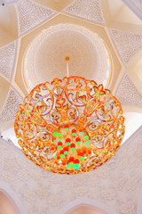 Interior of Sheikh Zayed Mosque in Abu Dhabi 15
