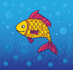 Naklejka premium fish