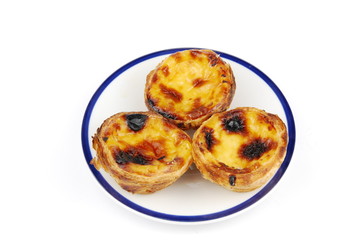 Portugese pastries called pasteis de nata
