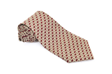 business fashion isolated new necktieon white background