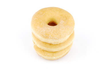 Sweet donuts (white background)