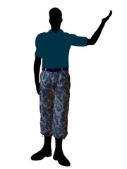 Male Soldier Illustration Silhouette
