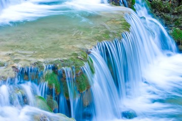 Fototapeta premium blue cascade