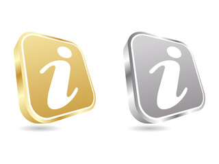 information buttons vector illustration