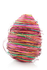 straw easter egg