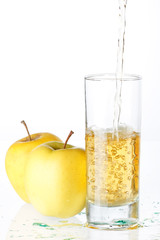 fresh apple juice