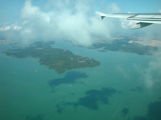 Naklejka premium View from the aeroplane
