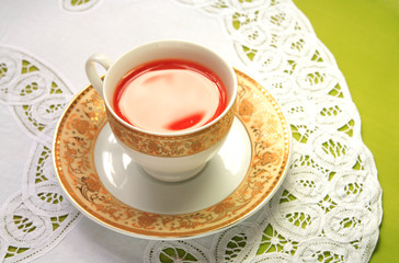 Cup of red tea