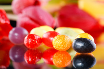 motley sweets and flowers