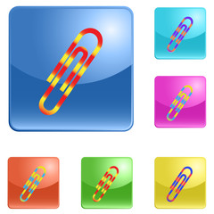 vector icon of clip