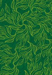 Fototapeta na wymiar green leafy background