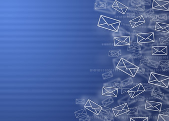Digital mail background
