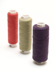 colorful spool, isolated