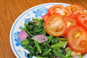 Chinese healthy vegetarian cuisine