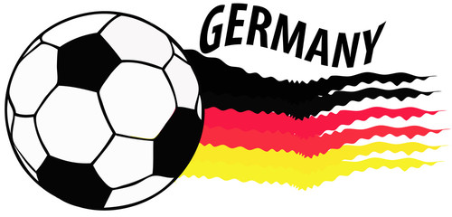 balón bandera selección alemana