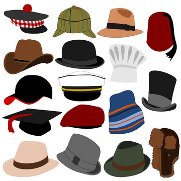 Lots of Mens Hats Set 01