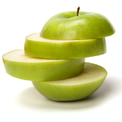 sliced apple